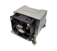 Inter-Tech Q-5 Dissipateur Thermique CPU 6cm LGA 1700, 1600-8000 tr/min, 9.28-46.41 CFM, 0.76-19.04 mmH2O, TDP 150W, Aluminium/Cuivre, Noir/Argent