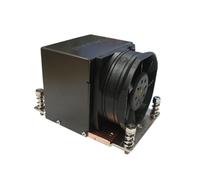 Inter-Tech R-14 Refroidisseur d'air pour Processeur, ventilateur 60mm, 1500-7000tr/min, 8.8-40.5 CFM, 0.7-14.3 mmH2O, Socket LGA 2011, Cuivre, 47.5dB, 12V