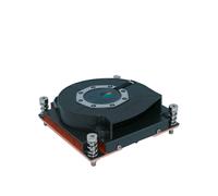 Inter-Tech R-16 Refroidisseur Processeur 8cm Noir/Cuivre, Socket LGA 2011 (1U), 1000-6000 tr/min, 11.044-32.451 CFM, 21.5-55.8 dB