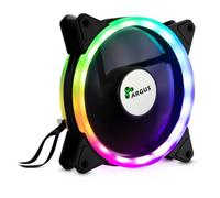 Inter-Tech RS-041 RGB Boitier PC Ventilateur 12 cm Noir