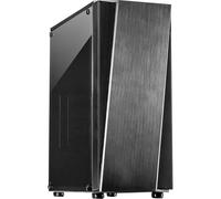Inter-Tech Boîtier PC Midi-Tower T-11 Televen Tower Noir