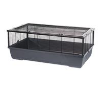 Cage pour rongeurs - INTER-ZOO - Bernie black - 100 x 54 x 39 cm - Gris - Montage facile