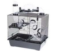 INTERZOO Rocky + terrasse Cage à hamster 42 cm noir