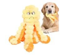 interactifs canins Peluche pieuvre avec grelot, idéal pour rapporter