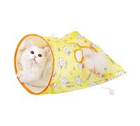 Interactifs Pour Chats - Tunnel Anti-Morsure Pour Chaton - Jeu D'Intérieur Engageant Pour Chats - Pour Chaton Petit Moyen Grand Jardins Vérandas Pelouse Intérieur Extérieur