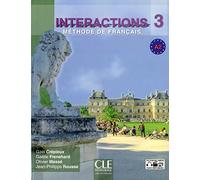 Interactions 3 - Niveau A2 - Livre de l'élève + DVD Rom