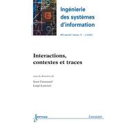 Interactions contextes et traces ingenierie des systemes d'i - Caussanel - Hermes Science Publications - broché - Livre