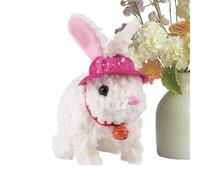 Interactive Bunny Plush - Jumping Twitch Nose Rabbit, Large Size Soft Stuffed Animal with Fun Motion for Children, Premium Plush Material Bunny With/for Kids Entertainment, Cuddly Rabbit Toy