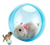 Interactive Cat Ball Toy - Moving Activity Toy for Kittens Puppies | ABS Material with Automatic Rolling Function, Indoor Entertainment Accessory for Room Garden Park Living Space, 12,5x12,5 cm