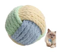 Interactive Cat Ball Toy with Bell Elastic Chewing Enrichment Pet Play