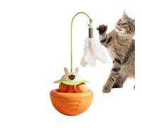Interactive Cat Ball Track - Anti Tip Puzzle Toy for Indoor Play | Rolling Ball Game with Stable Base Design, Engaging Teaser, Pet Enrichment Activity for Kittens Cats Home Garden, 10x10x2 2 cm