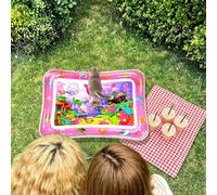 Interactive Cat Pad - Water Filled Play Mat, Anti Claw , Light Senso