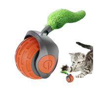 Interactive Cat Toy, Interactive Cat Toys for Indoor Cats, Smart Rolling Cat Toy Chasing Tail Ball, Automatic Moving Cat Toy with Adjustable Speeds, Fun and Engaging Cat Ball with Tail for Kittens