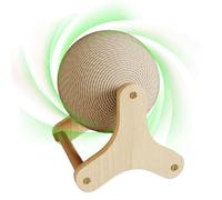 Interactive Cat Toy - Non Slip Sisal Rope Scratching Post Ball | Indoor Whe