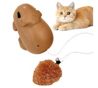 Interactive Cat Toy, rechargeable Kitten Ball, 4,52 x 2,95 x 2,75 Inches Self Play Toy with Plush Cover, Smart Pet Toys, Home Accessory with Fun Design, Entertainment Gear for Indoor Outdoor Cats