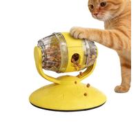 Interactive Cat Toy - Treat Dispenser Feeder, Barrel Shape Rolling Slow Feeder, Adjustable Food Toy | Mental Stimulation, Feeding Play, Indoor Enrichment Game for Kitten Training