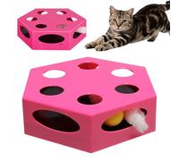Interactive Cat Toys - ABS 8.86in Smart Moving Electronic Teaser | Automatic Cat Toy, Motion Hunting Simulation Device, Pet Exercise Enrichment Toy For Indoor Boredom Relief Play Stimulation