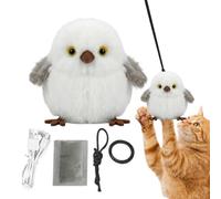 Interactive Cat Toys Rechargeable Flapping Chirping Plush Bird Toy | Realistic Moving Bird Cat Toy With Chirping Sound For Indoor Cats Kittens Hunting Exercise Play And Entertainment