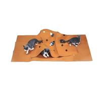 Interactive Cat Tunnel Toy & Training Mat - Grand Felt Activity Play Tunnel For Kittens And Cats, Indoor & Outdoor Enrichment For Climbing, Exercise, And Hunting Instincts