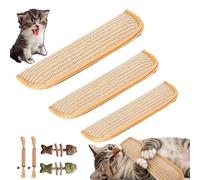 Interactive Catnip Chew Toy 2 Pack, 2026 New Catnip Kicker Soft Sisal Pillow for Cats with 6000mg Organic Catn, Bite Resistant Kicking Chewing Teething for Kitten and Adult Cat (3PCS-Mix)