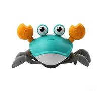 Interactive Dancing Crab Toy Music Obstacle Avoidance(Blue) | Auto-sensing tech, avoids obstacles, continuous interactive play, cheerful music, vibrant orange design