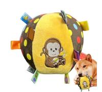 Interactive Dog Ball Squeaky Pet Exercise Toy Bell Puppy Play Ball