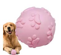Interactive Dog Ball | Squeaky Pet Training Bouncy Balls Toy | Durable Puppy Teething Chew Ball | Bite Resistant Dog Enrichment Play Item | Active Fetch Exercise Toy for Apartment Garden Backyard Park