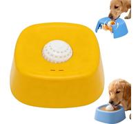 Interactive Dog Lick Bowl Roller Ball & Pet Licking Feeder - Dog Enrichment Bowl with Accurate Dimensions for Wet Food - Easy to Clean Dispenser (C)