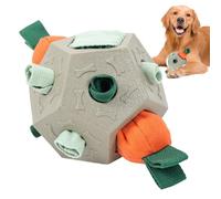 Interactive Dog Snack Toy - Chewball pour distribuer des collations avec des squeekers | Jouet puzzle de stimulation mentale pour chiens de petite, moyenne et grande taille - Jouet d'enrichissement