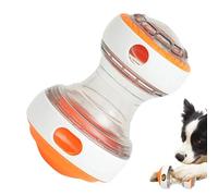 Interactive Dog Treat Dispenser, Puppy Treat Rolling Dispenser, 3.35x3.35x5.91 inches, Tough Slow Feeder Toy, Enrichment Training Puzzle for Brain Stimulation