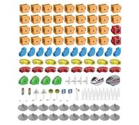 Interactive Electric Train Set - 15-Piece Track Building Toy with LED Lights and Sound Effects for Boys and Girls, Stimulates Creativity Focus with Moving Train, Railway for Indoor Playroom