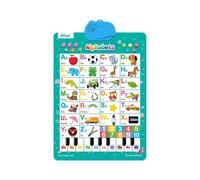 Interactive English Learning Talking Wall Chart Toy for Kids Requires 3 AA Batteries Not Included Toy Playsets