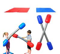 Interactive Fighting Sticks - Outdoor Party Mat, Family Fun