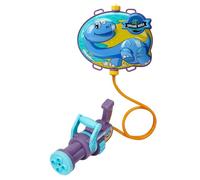 Interactive Kids Water Pump Bath Toy, Outdoor Water Pump with Excellent Abs Material Backpack Type Tight Connect Cute Toddler Water Pump Toys for Outdoor Activities Water Parks (Gatling Thunderdragon