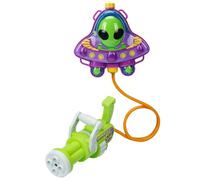 Interactive Kids Water Pump Bath Toy, Outdoor Water Pump with Excellent Abs Material Backpack Type Tight Connect Cute Toddler Water Pump Toys for Outdoor Activities Water Parks (Gatling Alien Water