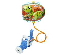Interactive Kids Water Pump Bath Toy, Outdoor Water Pump with Excellent Abs Material Backpack Type Tight Connect Cute Toddler Water Pump Toys for Outdoor Activities Water Parks (Gatling Stegosaurus
