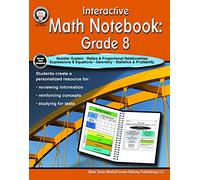 Interactive Math Notebook Resource Book, Grade 8