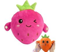 Interactive Music Plush Toy Set, Fruit Musical Sensory Toy, Electric Touch-Sensitive Banana & Fruit Plush with Sound Features, Fun & Playfu, Parent-Child Play Fun (Strawberry)