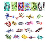 Interactive Paper Model, Early Childhood Activity, Engaging with Foldable Parts, Colorful Building Set, Educational Craft with Detailed Design, Homeschooling Tool for Kindergarten and Travel