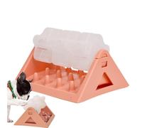 Interactive Pet Puzzle Feeder Toy, Dog Treat Dispenser Puzzle Game, Cat Food Puzzles Feeder, Challenging Pet Puzzle Toys Adjustable Slow Feeders Rotating Flower Food Toys for Pets