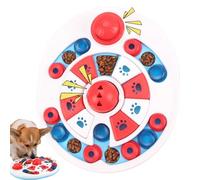 Interactive Pet Puzzle Food Plate, Slow Feeder Dog Training Bowl, Mental Food Distributeur and Anti Slip Puzzle Toy for Dogs Enrichment, Pet Enrichment Puzzle Toy for Dogs