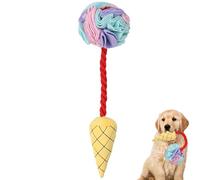 Interactive Plush Toy, Portable Dog Chew, Play Sound Dog Toy, Ice Cream Squeaker, Squeaky Chew Toy, Plush Interactive Toy, Squeaky Dog Chew, Colorful Plush Toy, Ice Cream Dog Toy, Chew Toy for Dogs