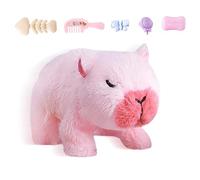Interactive pour Animaux de Compagnie : Jouet électrique pour Promenade, Figurine avec lumière sonore, Compagnon de Jeu en Mouvement, Peluche Mignonne et Adorable avec Motif de Pas animés |
