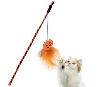 Interactive pour Chat | d'Entraînement Chaton Halloween | Jouet Interactif pour Chat avec Fantôme Citrouille pour Simulation De Chasse, Exercice Et Réduction De L'Ennui D'intérieur