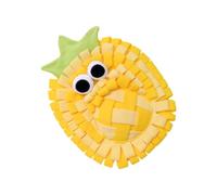 Interactive Puppy Sniff Mat, Fruit Shape Enrichment Pad, Slow Feed Puzzle Toy, Medium Large Dog Pad, Sniffing Play Mat with Mental Stimulation Design, Indoor and Outdoor Tool for Dogs