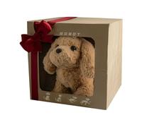 Interactive Puppy Toy, Walking Barking Dog Doll, Tail Wagging Motion Pet, Responsive Realistic Sound and Movement, Cuddly Small Kids Playmate, Indoor Fun for Kid 6.69x5.91x3.94 inches