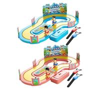 Interactive Racing Game - Motion Toy Speed Challenge for Children, Double Player Simulation with Competitive Board Play, Exciting Entertainment for School and Home, 21.5x9.84x5.71 inches