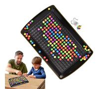 Interactive Rainbow Bead Chess Board Game | Family Game for Child-Parent Interaction, Strategy Gamefor Family Night
