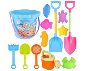 Interactive Sandbox Playset - Beach Sand Toys, Portable Water Pool Kit, Creative Outdoor Activity Accessories Summer Vacation Essentials | Coastal Seaside Gear For Backyard Travel Group Leisure