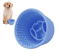 Interactive Slow Feeder Dog Bowls, Anti-Slip Feeding Bowl for Small Medium Large Breeds, Bloat Prevention and Anti Gulping Dog Food Bowl, Healthy Eating Bowl for Pets